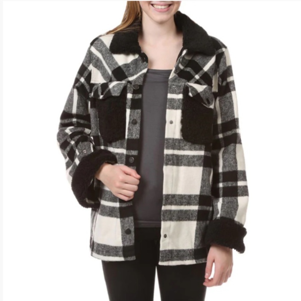 NWT Stoosh Plaid Jacket